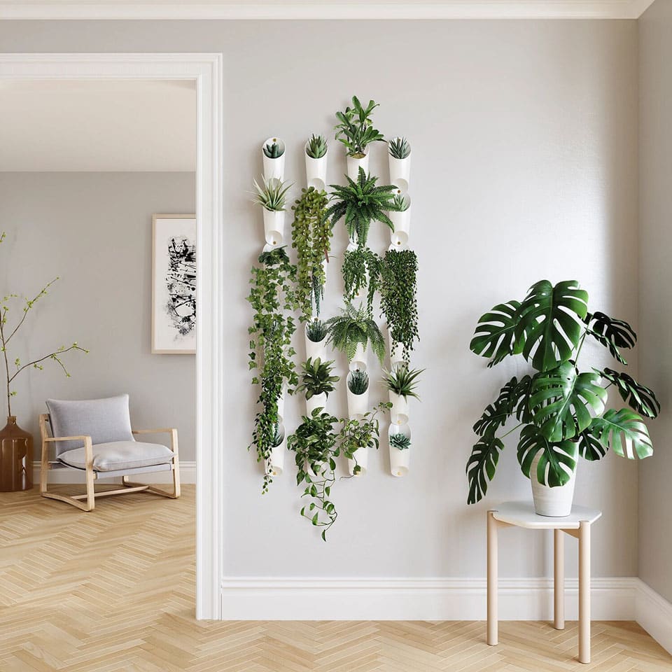 Cache-pot sur pied et support pour plante : 26 idées déco  Pot de fleur  interieur, Comment décorer une salle de bain, Deco plantes interieur