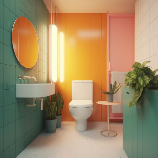 Rangement WC : idées pratiques pour toilettes  Guest bathroom decor, Wc  design, Small bathroom makeover